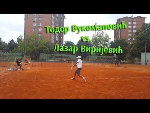 Todor Vukomanović - Lazar Virijević, Mišin memorijal do 12 godina, TK Olimp Beograd, 14.8.2017.