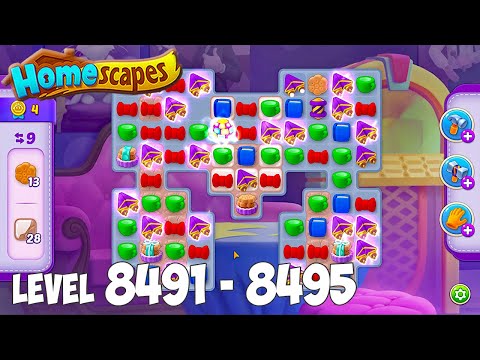 Homescapes level 8491 8492 8493 8494 8495 🏡 Gameplay Walkthrough (Android, iOS) Playrix