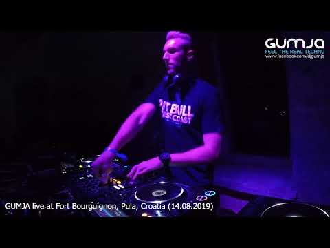 DJ Gumja live at Fort Bourguignon, Pula, Croatia (14.8.2019)