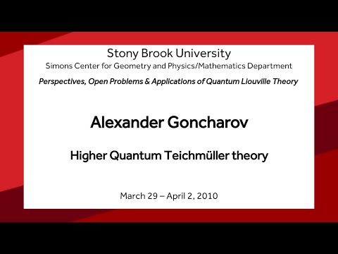 Higher Quantum Teichmüller theory - Alexander Goncharov