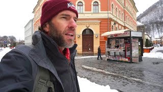Walking Around Brasov, Romania in Winter