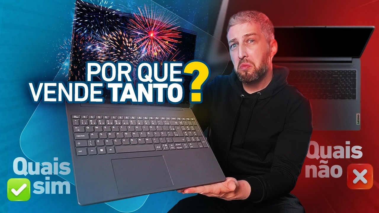 Miniatura da avaliação em vídeo de Notebook Lenovo IdeaPad Intel Core i5-13420H 8GB 1TB SSD Full HD Linux Cinza
