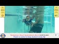 Swim Baby Submersion Underwater Using The Sandwich Hold