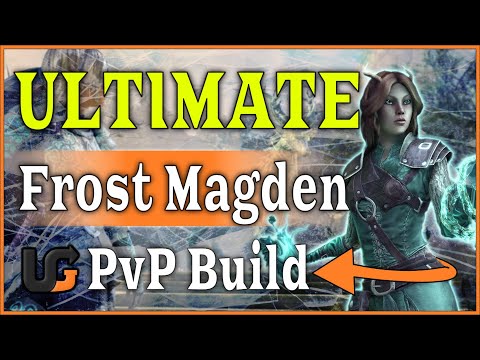 🥶THE BEST PVP MAGDEN BUILD 🥶! ESO magicka warden pvp build Gold Road
