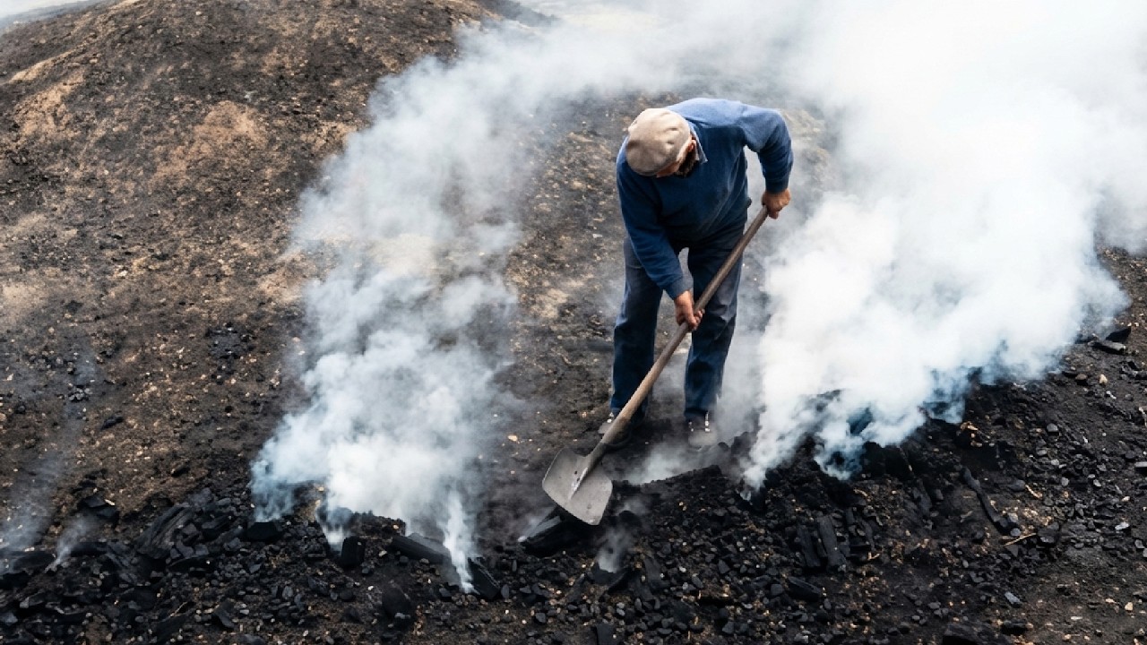 This Is How Charcoal Was Made!