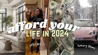 Actually AFFORD Your Dream Life in 2024! rich girl on a budget $$