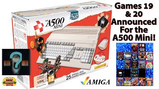 Amiga A500 Mini Game Update - 2 Games added to the list! Games 19 & 20 out of 25 announced!
