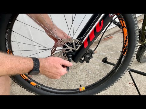 How To Remove A Bike Wheel With Disc Brakes