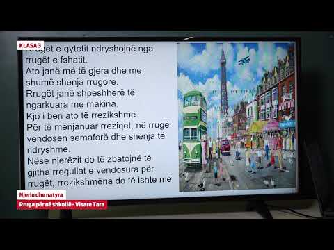 e Mesimi Klasa 3 - 3064 Njeriu dhe natyra - Rruga për në shkollë