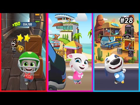 Talking Tom Gold Run Talking Tom, Angela, Hank 3 Screenplay Part =28 FHD FullScreen