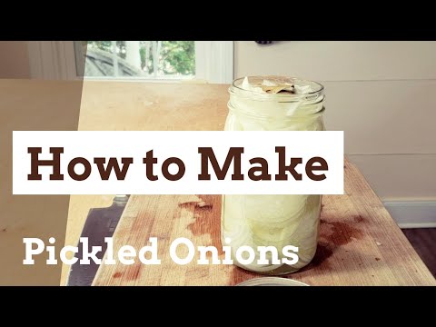 Easy pickled onions with The Farmer's Hands!