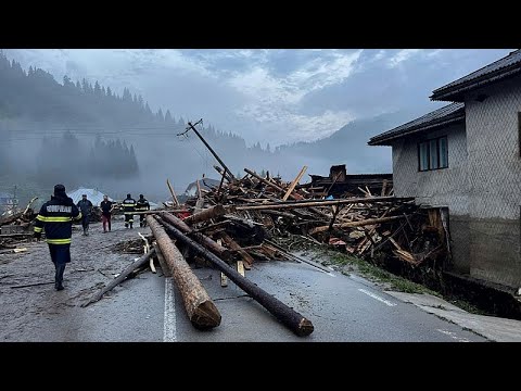 Video Thumbnail: Emergency response underway after deadly floods in northern Romania