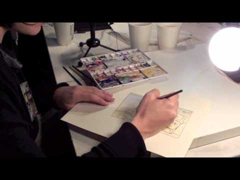 Sarah Glidden: Watercolor for Comics, part 1 of 3
