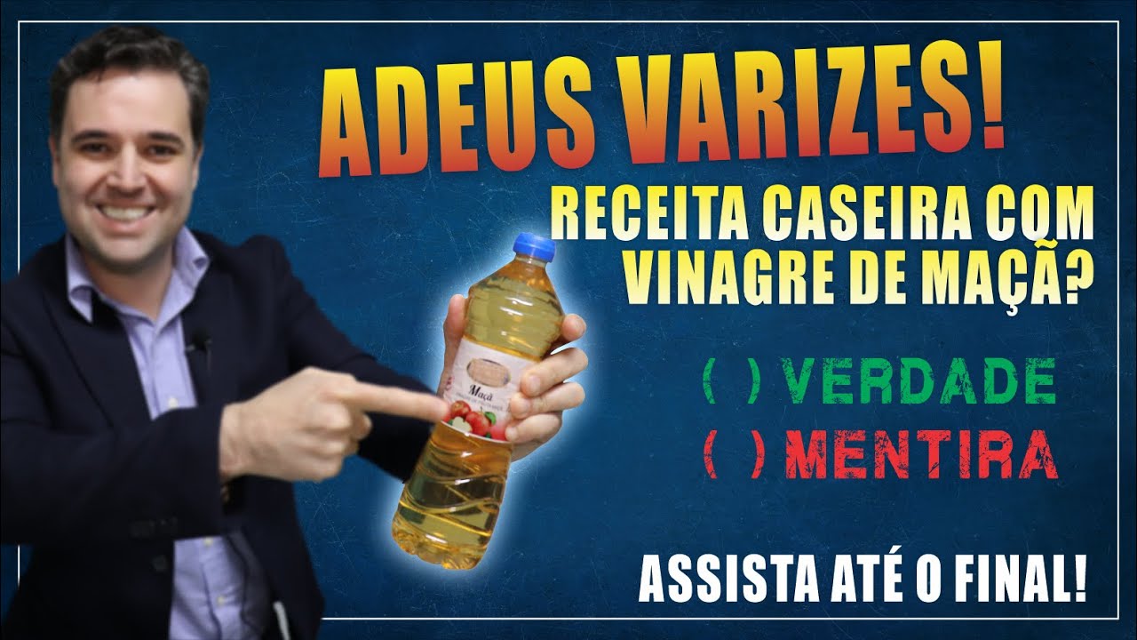 RECEITA CASEIRA COM VINAGRE DE MAÇÃ PARA ELIMINAR VARIZES | FUNCIONA