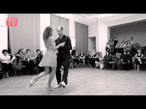  Juan Capriotti  and  Graciana Romeo  are  dancing  to  the  tango  "  El Once  "  by  Carlos di Sarli  in  2010