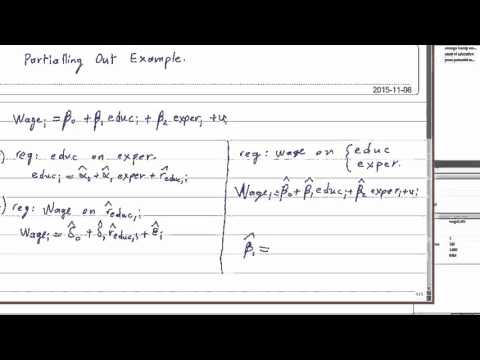 ECO375F - 3.3 -Partialling Out Approach Example