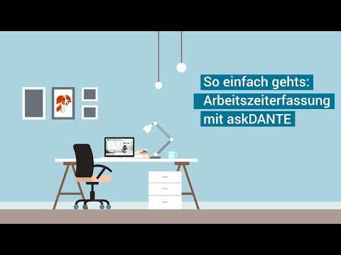 askDANTE Arbeitszeiterfassung: So einfach geht's