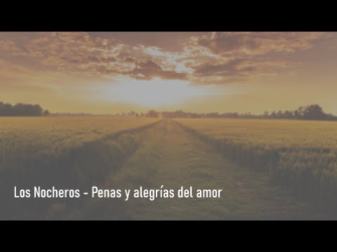 Los Nocheros - Penas y alegrías del amor - Letra