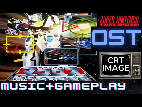 Macross Scrambled Valkyrie SNES OST + Gameplay! Complete Soundtrack