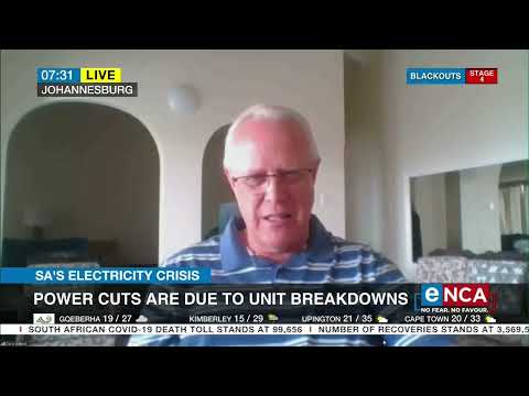 SA's electricity crisis Power cuts are due to unit breakdowns