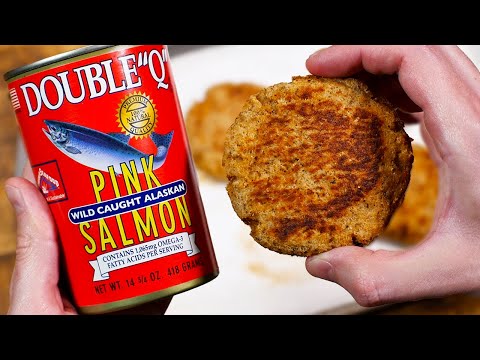 Oven Baked Canned Salmon Patties Recipe
