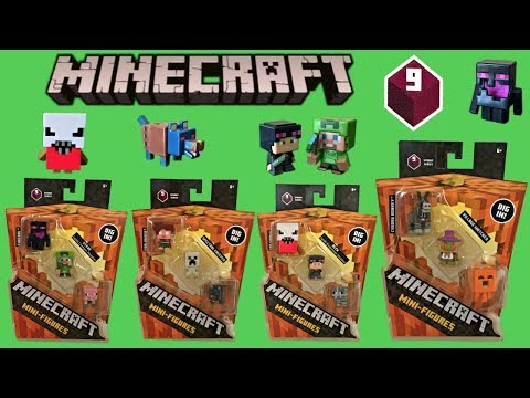 Lily Gia - Minecraft Mini Figures Series 9, Spooky Series, Stop-Motion Animation, Exclusive Three-Packs