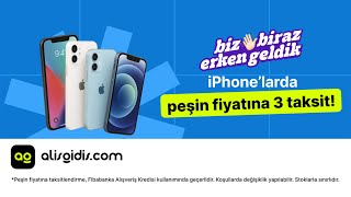 iPhone'larda peşin fiyatına 3 taksit Alışgidiş.com'da!