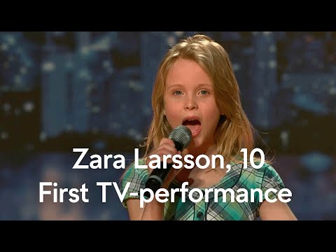 Swedish popstar Zara Larsson first ever audition in Sweden's Got Talent (Talang) 2008