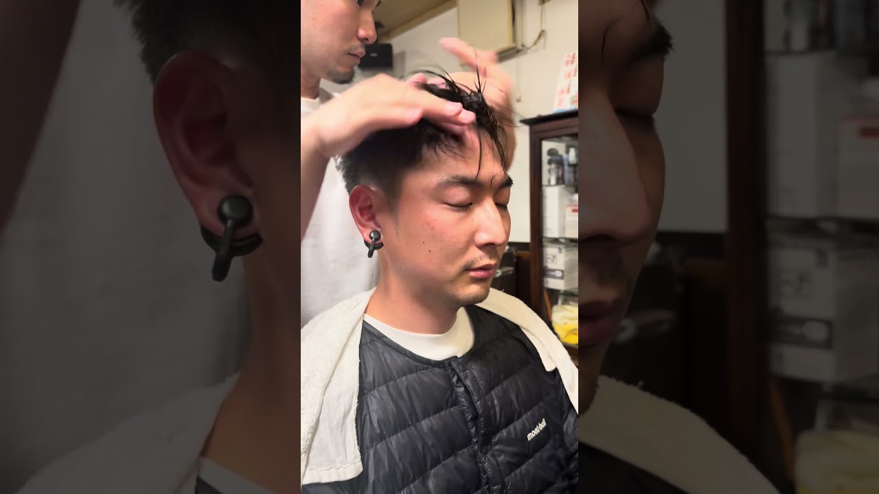 【山口理容店】ストレスを撃退する癒しのマッサージ #asmr #relux