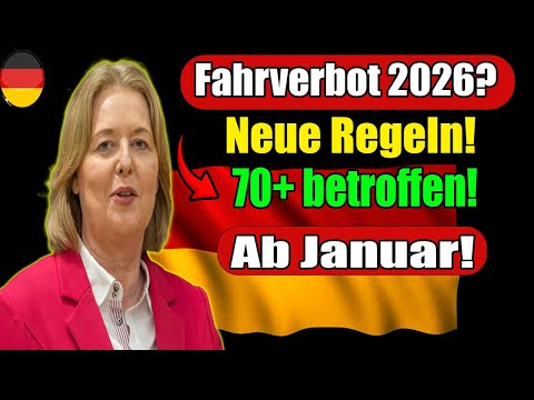 Achtung Senioren 70+ ⚠️ Neues Fahrgesetz 2026 – Diese Regeln gelten ab Januar wirklich!