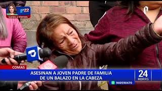 Comas: joven es asesinado a balazos en fiesta de Santa Rosa de Lima