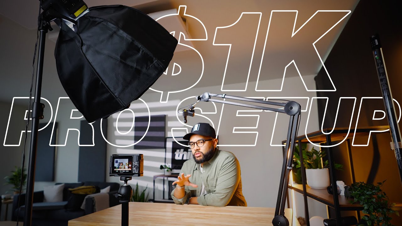 Beginner YouTube Studio Setup (Looks PRO!)