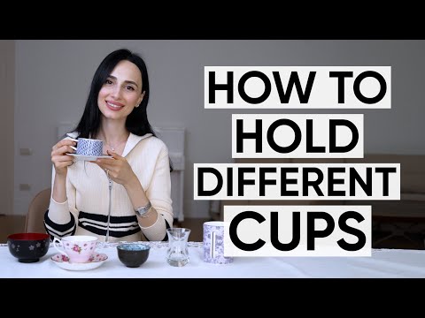 How to hold cups according to etiquette: tea cup, coffee cup, drinking bowl, mug and armudu