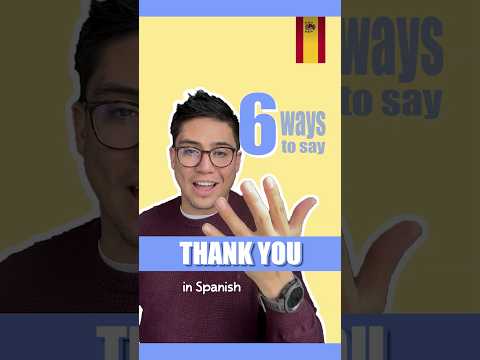 Spanish grammar: Thank you in Spanish! 🇪🇸 Gramática española: Gracias en español. #spanish #español