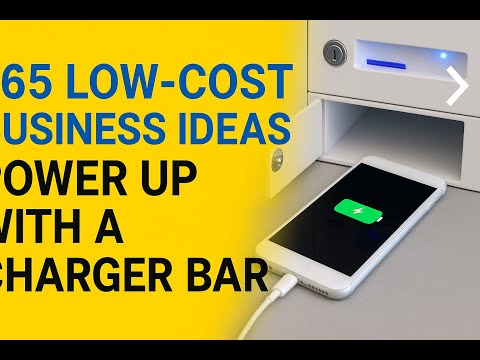Start a Charger Bar UK Business: Start This for Under £300 - low-cost business idea