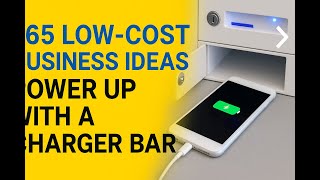 Charger Bar Business: Launch Steps Under £300 (UK) - low-cost business idea