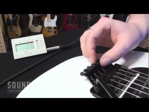Soundland Tutorials - How to tune an electric guitar with a Floyd Rose tremolo?