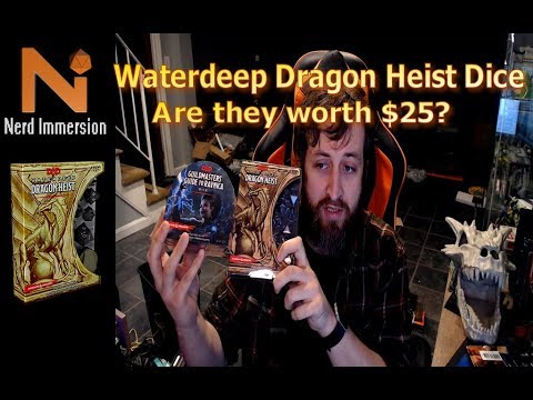 Waterdeep Dragon Heist Dice Unboxing/Review | Nerd Immersion