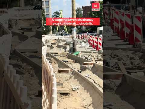 Kontrowersyjny chodnik przy Dubois. Piesi będą ćwiczyć slalom?