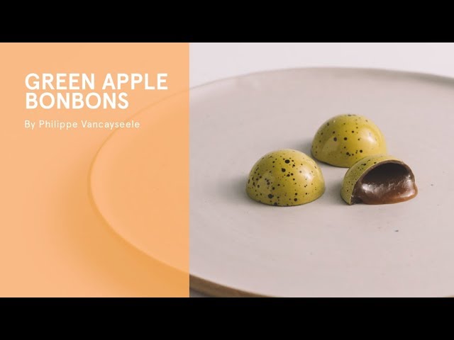 Chocolate Academy™ Online - Green Apple Chocolate Bonbons