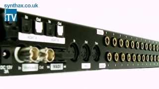 Video thumbnail for Ferrofish - A16 MK-II - AD/DA Converter - Synthax TV by Synthax Audio UK