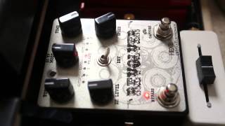 Video thumbnail for Hexe Revolver II Pedal Demo of all modes, glitch freeze stutter effect /w expression pedal by Slow Down