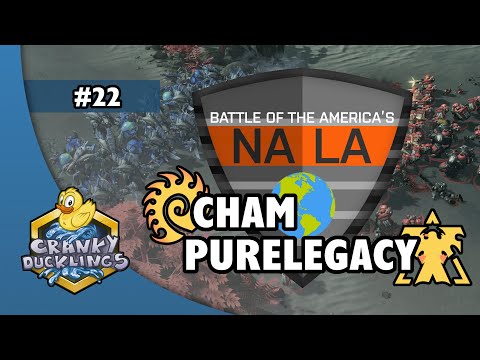 Cham vs PureLegacy - ZvT | Battle of the Americas #22 | Weekly NA-LatAm StarCraft 2 Tournament