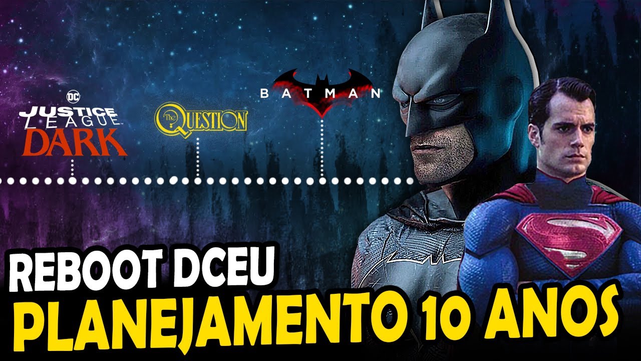 O PLANO PERFEITO! O FUTURO REBOOT da DC - DISCUSSÃO PLANEJAMENTO 10 ANOS
