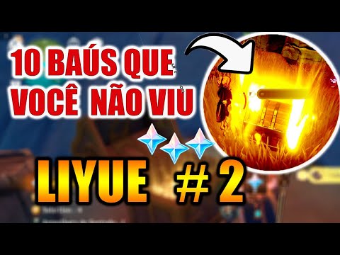 10 Baús Secretos em Liyue Parte 2
