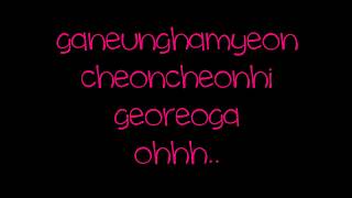 Kim Bum Soo ft Chanyang - Slow Man (Romanization)