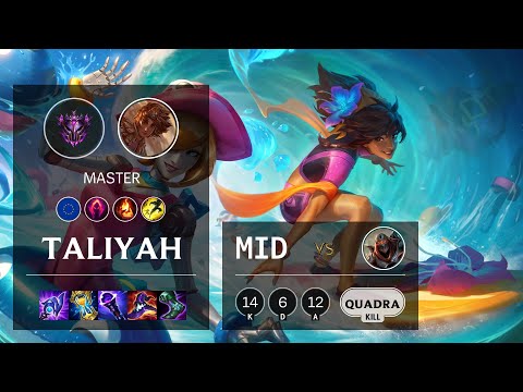 Taliyah Mid vs Zed - EUW Master Patch 11.11
