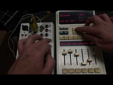 Lexicon 480l sound test #korgm1 #moogvoyager #oberheimob12 #tr808 #blofeld