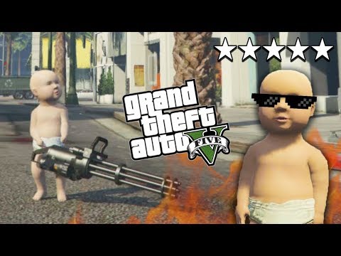 GTA5에 아기가 태어났다?! 보스베이비의 등장!! (GTA 5 Funny Moments)