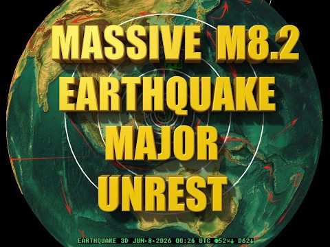 6/07/2026 -- Very Large M8.2 (M7.8) Earthquake and Tsunami Threat in West Pacific Philippines